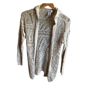 So Brand Women's Duster Cardigan with Hoodie. Size S.